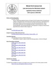Legislative History: Resolve, Regarding Legislative Review of Chapter 55.58: Penobscot River Fishing Closure, a Major Substantive Rule of the Department of Marine Resources (HP1305)(LD 1769) by Maine State Legislature (120th: 2000-2002)