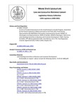 Legislative History: An Act to Provide Enhancements to the Small Enterprise Growth Program (HP1420)(LD 1868) by Maine State Legislature (120th: 2000-2002)