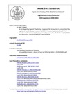 Legislative History: An Act Regarding Cigarette Tax Stamps (SP692)(LD 1894) by Maine State Legislature (120th: 2000-2002)