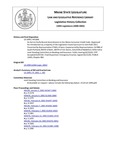 Legislative History:  An Act to Clarify Recent Amendments to the Maine Consumer Credit Code (HP1496)(LD 1999)