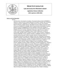 Legislative History: Joint Resolution Honoring Einar Gustafson (HP1341) by Maine State Legislature (120th: 2000-2002)