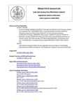 Legislative History: Joint Order Recalling LD 1825 from the Legislative Files to the House (HP1375) by Maine State Legislature (120th: 2000-2002)