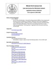 Legislative History: An Act to Ban Strikebreakers (HP79)(LD 71) by Maine State Legislature (121st: 2002-2004)