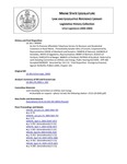 Legislative History: An Act To Promote Affordable Telephone Service for Business and Residential Customers in Rural Maine (SP99)(LD 265) by Maine State Legislature (121st: 2002-2004)