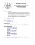 Legislative History: An Act To Save Maine Dairy Farms (HP544)(LD 738) by Maine State Legislature (121st: 2002-2004)