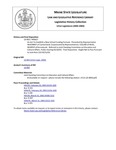 Legislative History: An Act To Establish a New School Funding Formula (HP627)(LD 850) by Maine State Legislature (121st: 2002-2004)