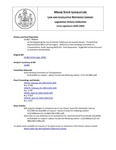 Legislative History: An Act Regulating the Use of Cellular Telephones by Juvenile Drivers (HP639)(LD 862) by Maine State Legislature (121st: 2002-2004)