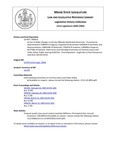 Legislative History: An Act To Make Changes to the Sex Offender Notification Provisions (HP653)(LD 876) by Maine State Legislature (121st: 2002-2004)