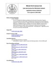 Legislative History:  An Act To Establish the Maine Land Bank and Community Preservation Program (HP708)(LD 951)