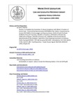 Legislative History: Resolve, To Establish the Committee To Study Compliance with Maine's Freedom of Access Laws (HP797)(LD 1079) by Maine State Legislature (121st: 2002-2004)