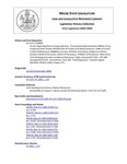 Legislative History: An Act Regarding Riverine Impoundments (HP840)(LD 1137) by Maine State Legislature (121st: 2002-2004)