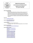 Legislative History: Resolve, Regarding Legislative Review of Portions of Chapter 2: Aquaculture Lease Regulations, a Major Substantive Rule of the Department of Marine Resources (HP1023)(LD 1396) by Maine State Legislature (121st: 2002-2004)
