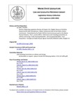 Legislative History: Resolve, Regarding Legislative Review of Chapter 311: Eligible Resource Portfolio Requirements Rule Amendment, a Major Substantive Rule of the Public Utilities Commission (HP1092)(LD 1495) by Maine State Legislature (121st: 2002-2004)