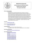 Legislative History: Resolve, Regarding Legislative Review of Chapter 113: Rules and Regulations Governing the Licensing and Functioning of Assisted House Programs, a Major Substantive Rule of the Department of Human Services, Bureau of Elder and Adult Services (HP1153)(LD 1580) by Maine State Legislature (121st: 2002-2004)