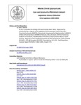 Legislative History: An Act To Expedite the Drilling of Private Drinking Water Wells (SP558)(LD 1604) by Maine State Legislature (121st: 2002-2004)