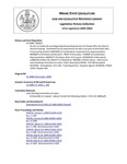 Legislative History: An Act To Clarify the Law Regarding Interpreting Services for People Who Are Deaf or Hard-of-hearing (SP620)(LD 1688) by Maine State Legislature (121st: 2002-2004)