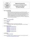 Legislative History: An Act To Strengthen the Sex Offender Registration and Notification Act of 1999 (SP662)(LD 1729) by Maine State Legislature (121st: 2002-2004)