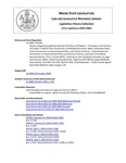 Legislative History: Resolve, Regarding Legislative Review of Portions of Chapter 1: Procedures and Portions of Chapter 3: Maine Clean Election Act and Related Provisions, Major Substantive Rules of the Commission on Governmental Ethics and Election Practices (HP1392)(LD 1868) by Maine State Legislature (121st: 2002-2004)