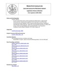 Legislative History: An Act To Amend the Charter of the South Berwick Water District (SP722)(LD 1874) by Maine State Legislature (121st: 2002-2004)