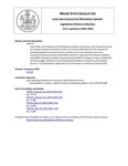Legislative History: Joint Order, Directing the Joint Standing Committee on Insurance and Financial Services to Conduct a Study to Examine the Issue of Insurance Mandates for the Purpose of Reducing Health Insurance Premiums and the Cost to the Individual Consumer (HP725) by Maine State Legislature (121st: 2002-2004)
