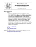 Legislative History: Joint Resolution Supporting Well-managed Forests and Sound Forest Products Procurement Systems (HP1202) by Maine State Legislature (121st: 2002-2004)