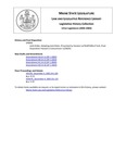 Legislative History: Joint Order, Adopting Joint Rules (SP1) by Maine State Legislature (121st: 2002-2004)