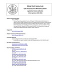 Legislative History: Resolve, Regarding Legislative Review of Chapter 40: Medication Administration in Maine Schools, a Major Substantive Rule of the Department of Education (HP16)(LD 11) by Maine State Legislature (122nd: 2004-2006)