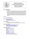 Legislative History: An Act Regarding Interscholastic Athletics (SP26)(LD 84) by Maine State Legislature (122nd: 2004-2006)