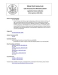 Legislative History: An Act To Lower the Minimum Age for Operating an All-terrain Vehicle to 14 Years of Age (HP259)(LD 336) by Maine State Legislature (122nd: 2004-2006)