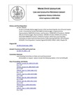 Legislative History: An Act To Include Androscoggin County in the Law Governing the Use of County Surplus Funds (SP101)(LD 339) by Maine State Legislature (122nd: 2004-2006)