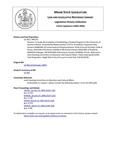 Legislative History:  Resolve, To Study the Feasibility of Establishing a Football Program at the University of Southern Maine (HP276)(LD 363)