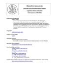 Legislative History: An Act To Encourage Downtown and Urban Revitalization while Meeting the Requirements of New Storm Water Rules (SP189)(LD 580) by Maine State Legislature (122nd: 2004-2006)