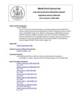 Legislative History: An Act To Limit Faxes from Telemarketers (HP667)(LD 957) by Maine State Legislature (122nd: 2004-2006)
