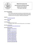 Legislative History: An Act To Reimburse Allan Wyman for Contributions to the Retired Teachers' Health Insurance Plan (HP733)(LD 1080) by Maine State Legislature (122nd: 2004-2006)