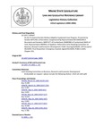 Legislative History: An Act To Extend the Kim Wallace Adaptive Equipment Loan Program (SP447)(LD 1267) by Maine State Legislature (122nd: 2004-2006)