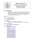 Legislative History: An Act To Create the ATV Trail Advisory Council (HP897)(LD 1300) by Maine State Legislature (122nd: 2004-2006)