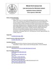 Legislative History: An Act To License Home Building and Improvement Contractors (HP903)(LD 1306) by Maine State Legislature (122nd: 2004-2006)