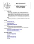 Legislative History: An Act To Update Teachers' Minimum Salaries (SP480)(LD 1381) by Maine State Legislature (122nd: 2004-2006)