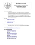 Legislative History: An Act to Improve Dirigo Health (SP625)(LD 1680) by Maine State Legislature (122nd: 2004-2006)