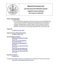 Legislative History: An Act To Establish the Maine-New Hampshire Cooperative Trails (SP635)(LD 1688) by Maine State Legislature (122nd: 2004-2006)