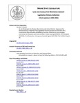 Legislative History: An Act Relating to the Flanders Bay Community School District (HP1291)(LD 1851) by Maine State Legislature (122nd: 2004-2006)