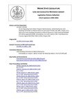 Legislative History:  An Act Regarding Storm Water Program Administration (HP1435)(LD 2035)