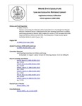 Legislative History:  Resolve, Concerning the Collection of the Statewide E-9-1-1 Surcharge from Prepaid Wireless Telephone Service (HP1476)(LD 2088)