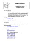 Legislative History: An Act To Prohibit the Use of Nonnative Baitfish (HP145)(LD 163) by Maine State Legislature (123rd: 2006-2008)