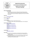 Legislative History:  An Act To Decrease Cervical Cancer in Maine Girls (HP330)(LD 414)