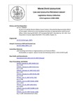 Legislative History:  An Act To Fund the Western Maine Career Centers (HP439)(LD 572)