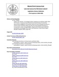 Legislative History:  Resolve, To Investigate Cellular Telephone Use and Driver Safety (HP443)(LD 576)