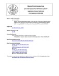 Legislative History:  Resolve, Authorizing Matthew Haskell To Sue the State (HP551)(LD 730)