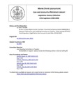 Legislative History:  An Act To Lower Maine Income Tax Rates (HP1008)(LD 1434)