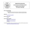 Legislative History:  An Act To Promote New Electrical Generation in Maine (SP623)(LD 1755)